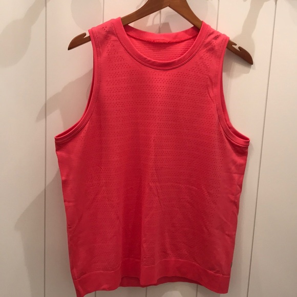 lululemon athletica Tops - Great Lululemon Coral Tank!  Excellent Condition!!